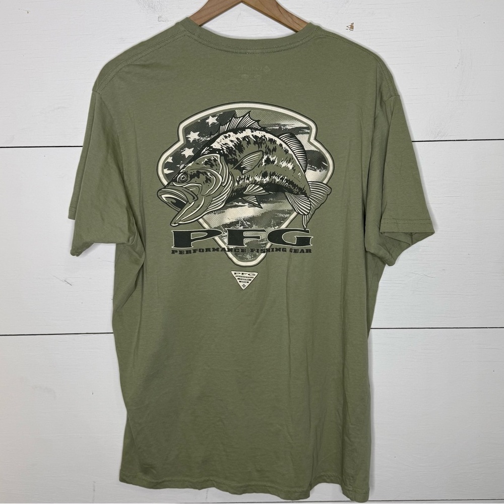 Columbia • Men's Short Sleeve Logo T-Shirt - Olive Green Size XL